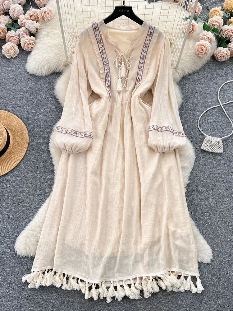 New Ethnic Fashion - Spring/Summer Bohemian Dress Women's New Fashion