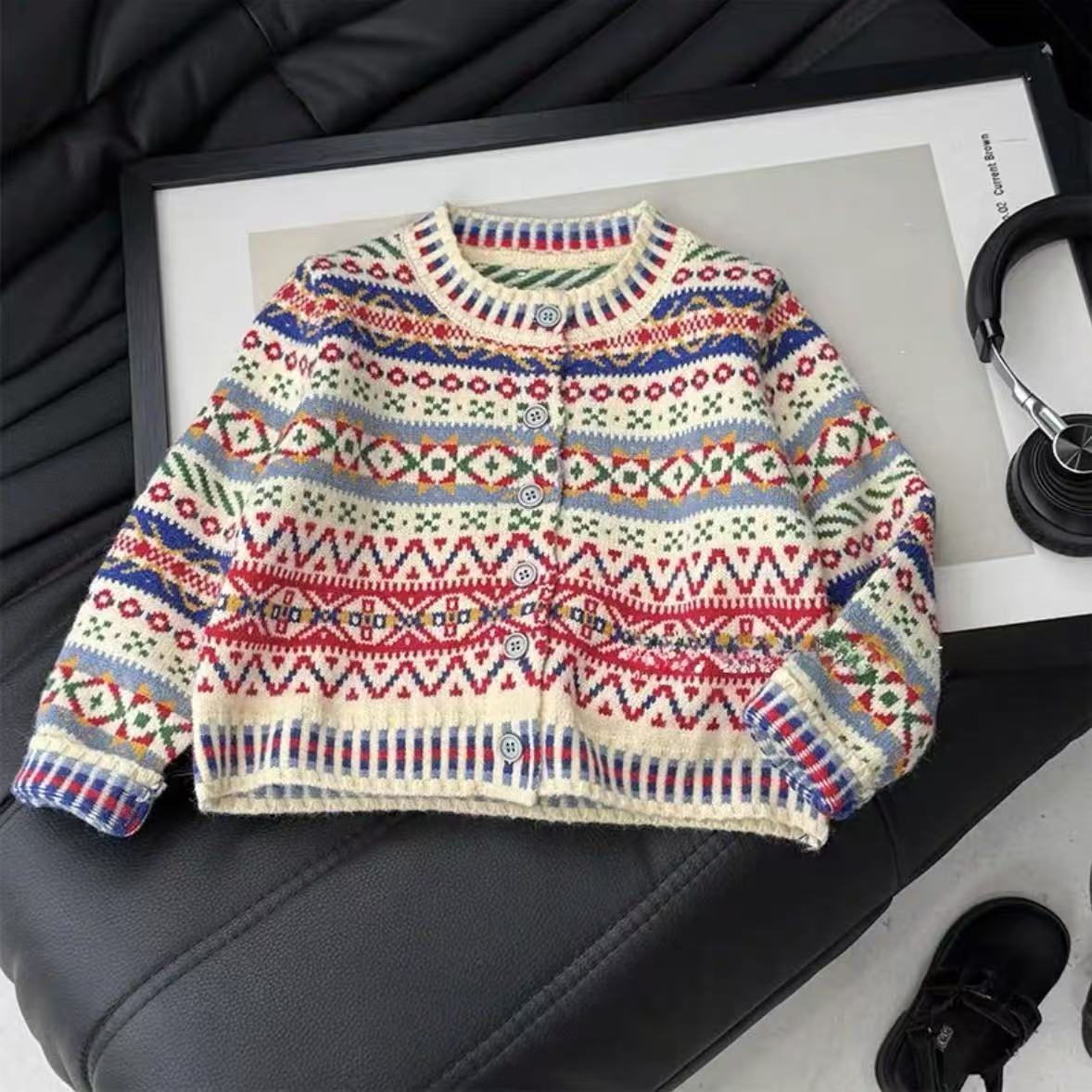 Girls Fashion Knitted Cardigan - огляд і ціна Kids Ethnic Fashion