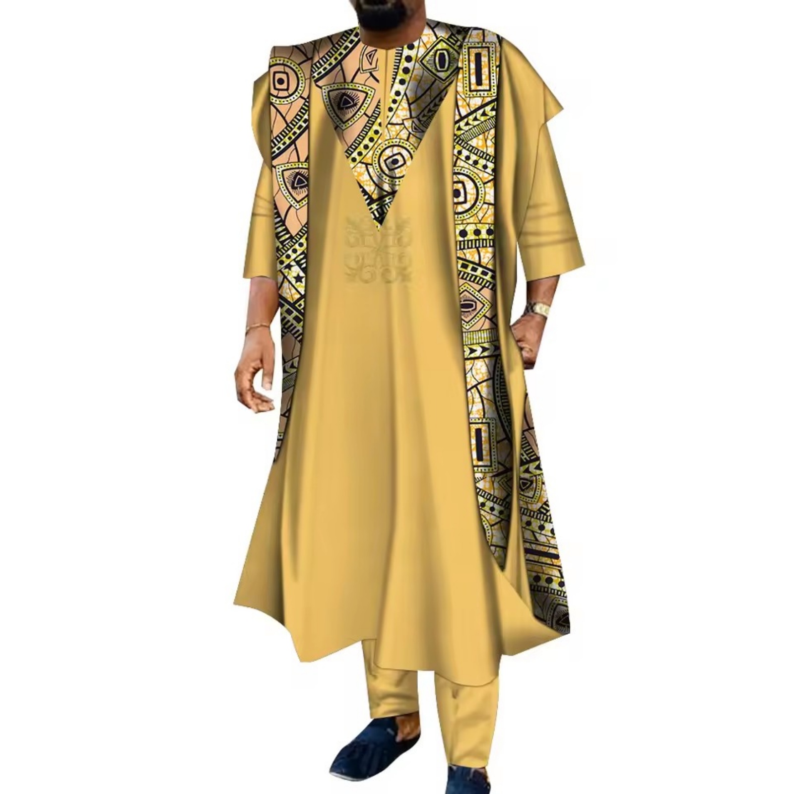 3 Piece African Embroidered Me - огляд і ціна Boubou Men Africa