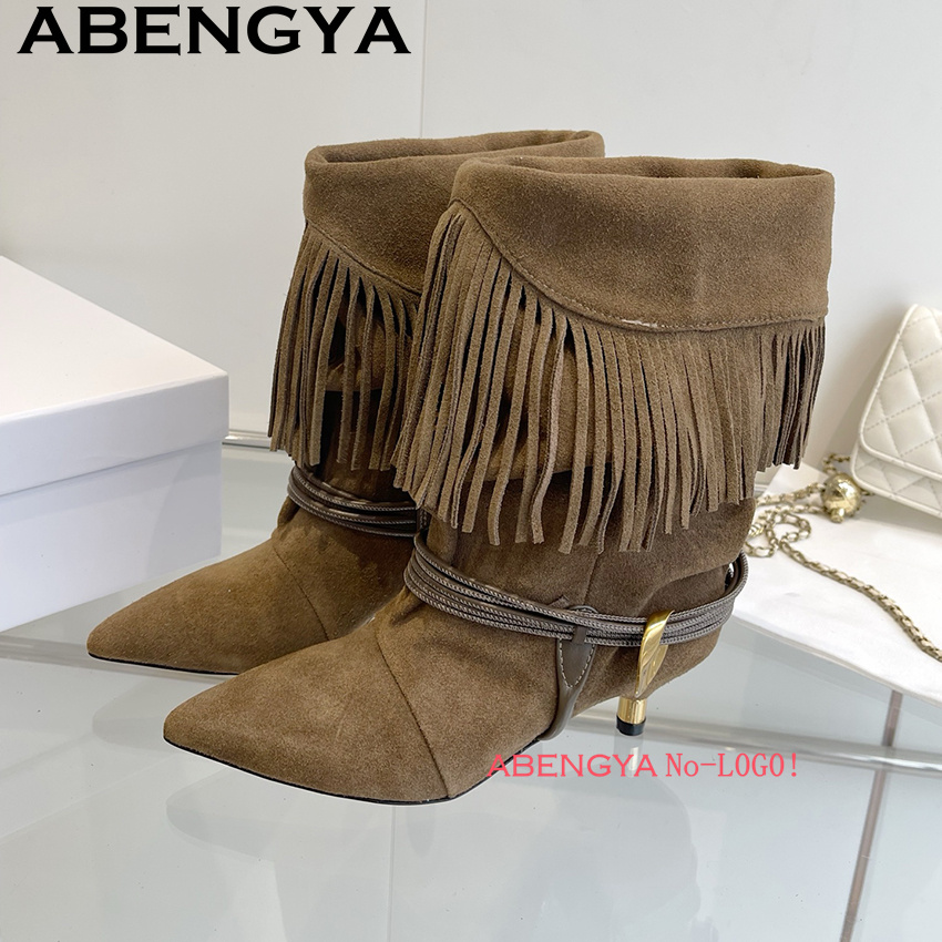 Suede Leather Edge Tassel Desi - огляд і ціна The Ethnic Fashion