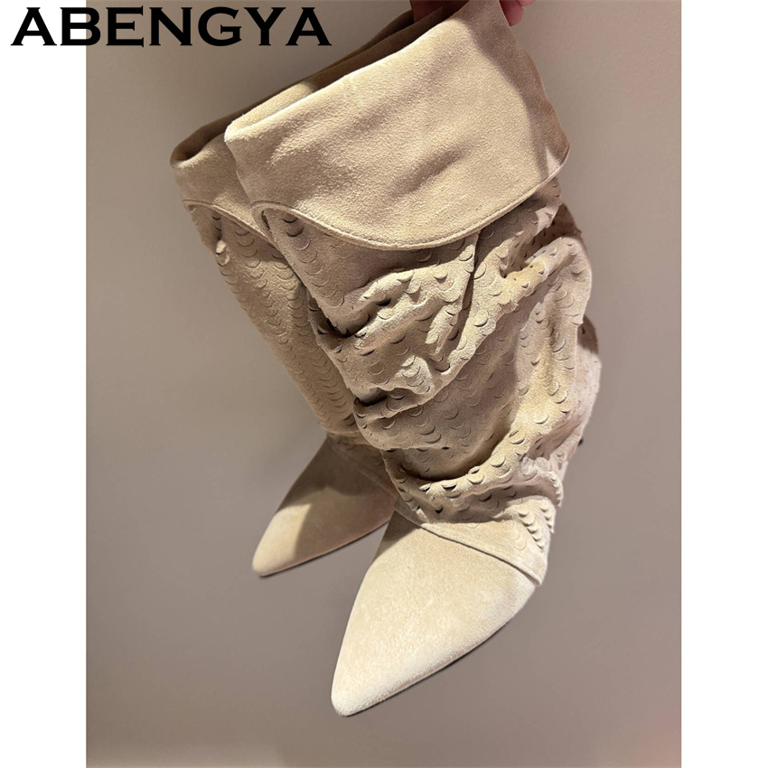Women's Mid Calf Short Boots 2 - огляд і ціна New Ethnic Fashion