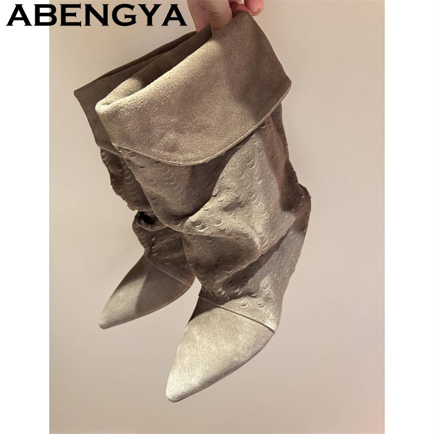 Women's Mid Calf Short Boots 2 - огляд і ціна New Ethnic Fashion