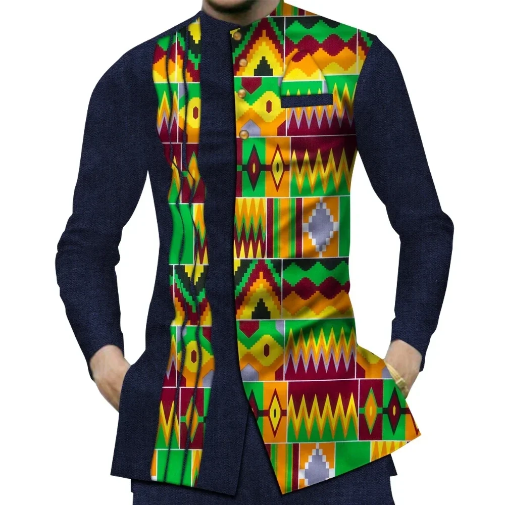 Casual 100% Cotton Mens Africa - огляд і ціна Dashiki Shirt Men