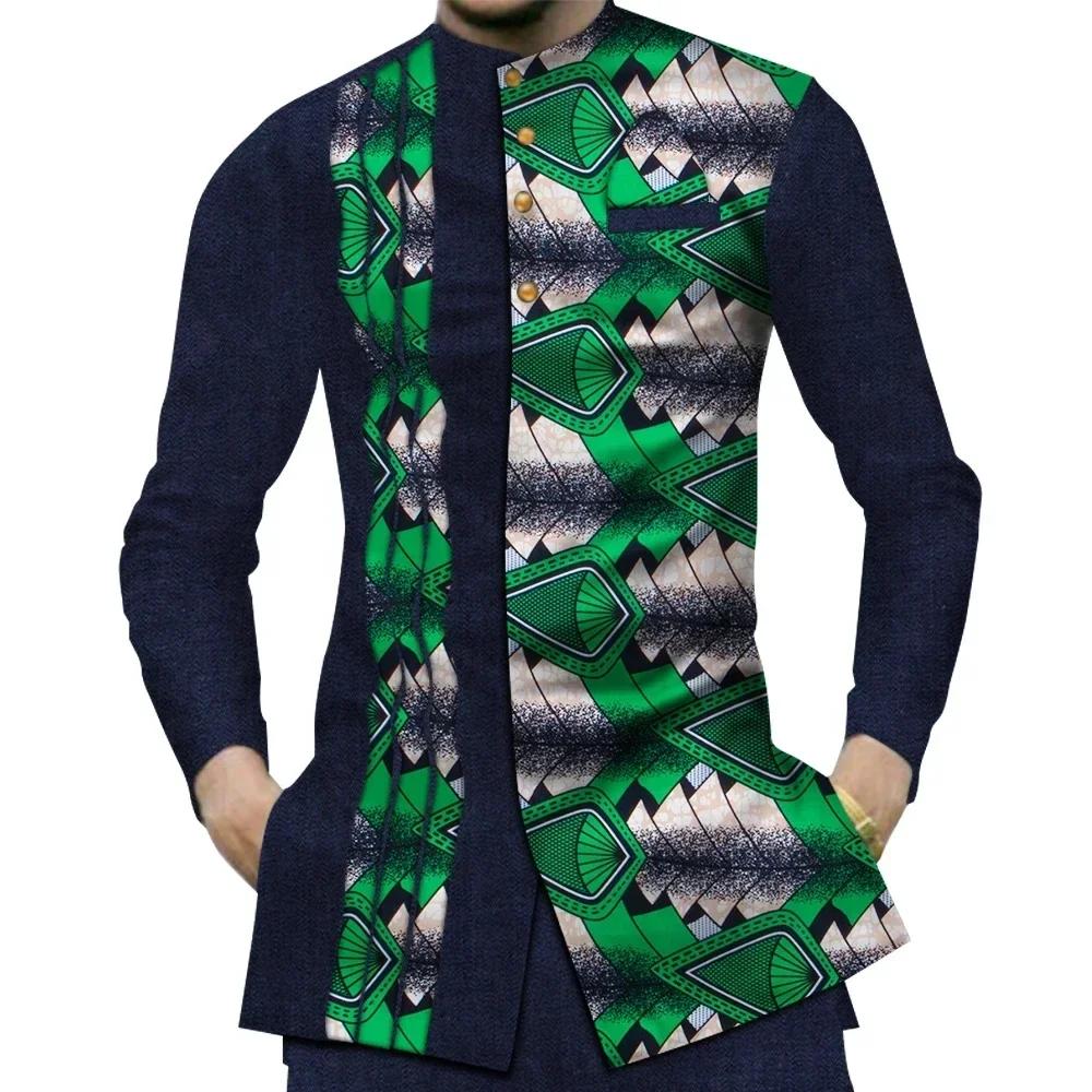 Casual 100% Cotton Mens Africa - огляд і ціна Dashiki Shirt Men