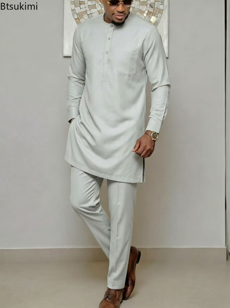 African Traditional Men's Suit - огляд і ціна Dashiki Shirt Men