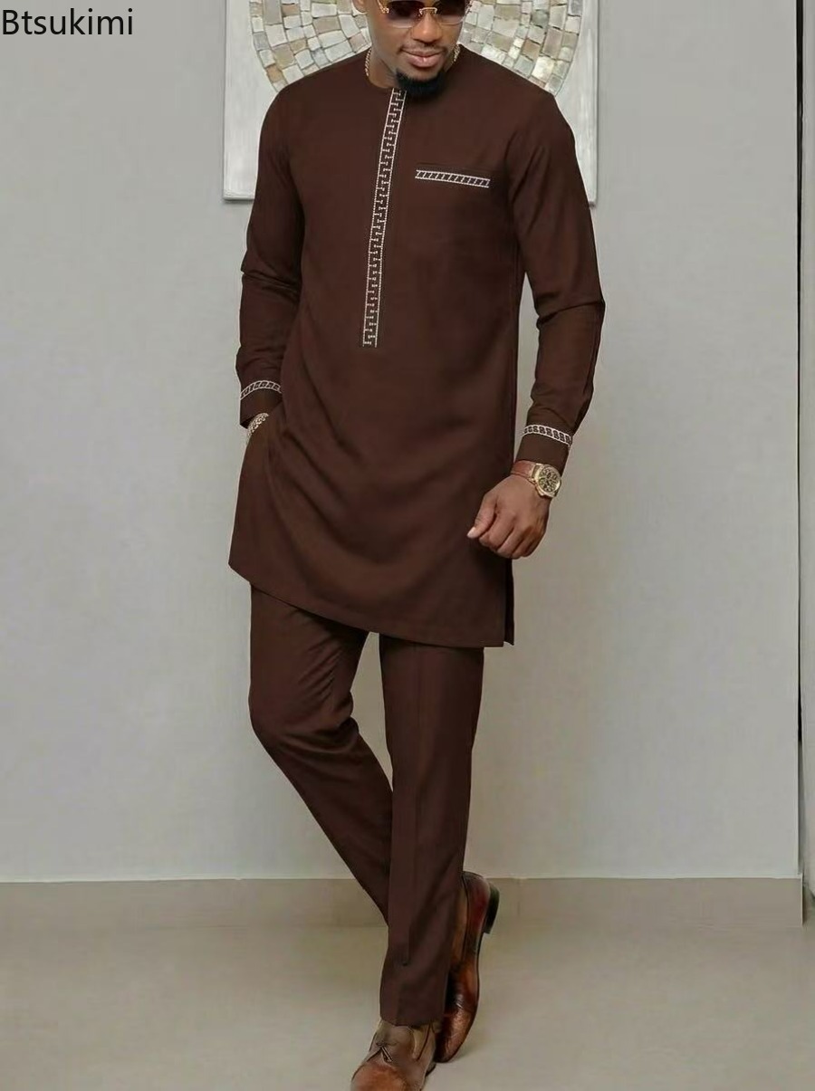 African Traditional Men's Suit - огляд і ціна Dashiki Shirt Men