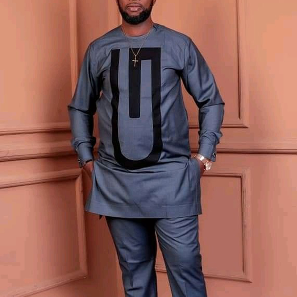 Men Dashiki Long Clothes Shirt - огляд і ціна Dashiki Shirt Men