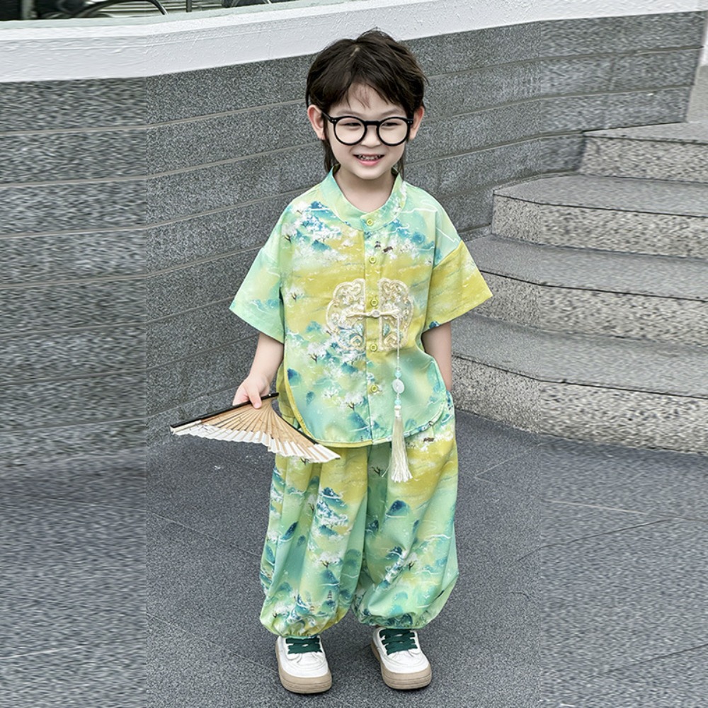 Boys Sets Cosplay Performance  - огляд і ціна Kids Ethnic Fashion