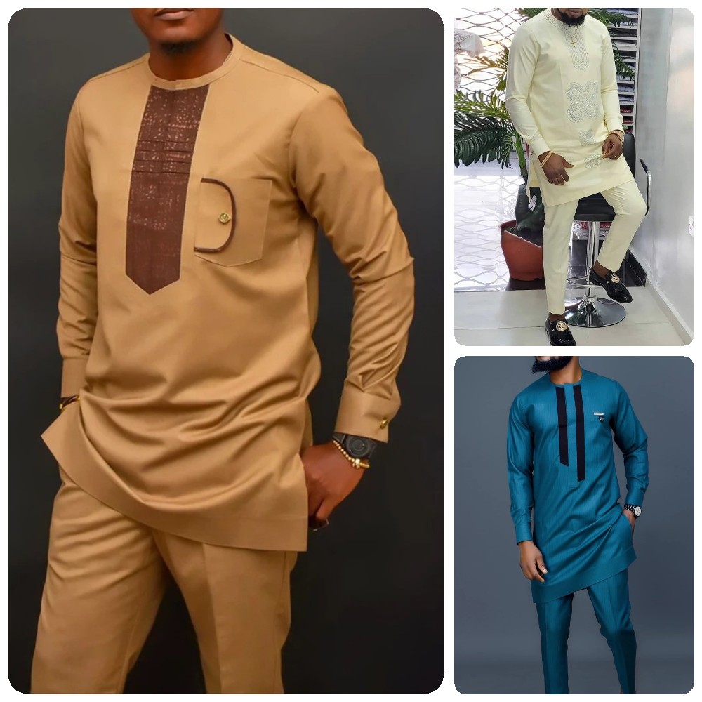 Dashiki Men Clothing 2 Pieces  - огляд і ціна Dashiki Shirt Men