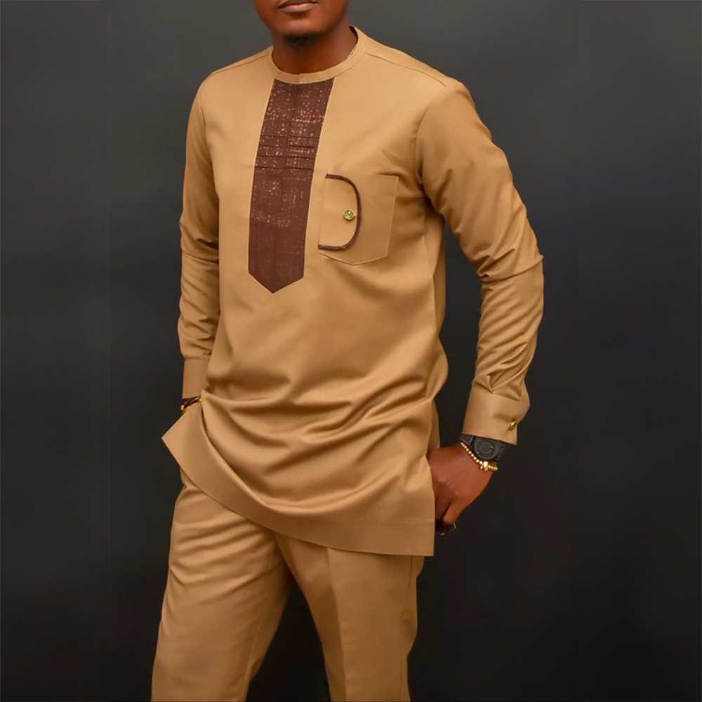 Dashiki Men Clothing 2 Pieces  - огляд і ціна Dashiki Shirt Men