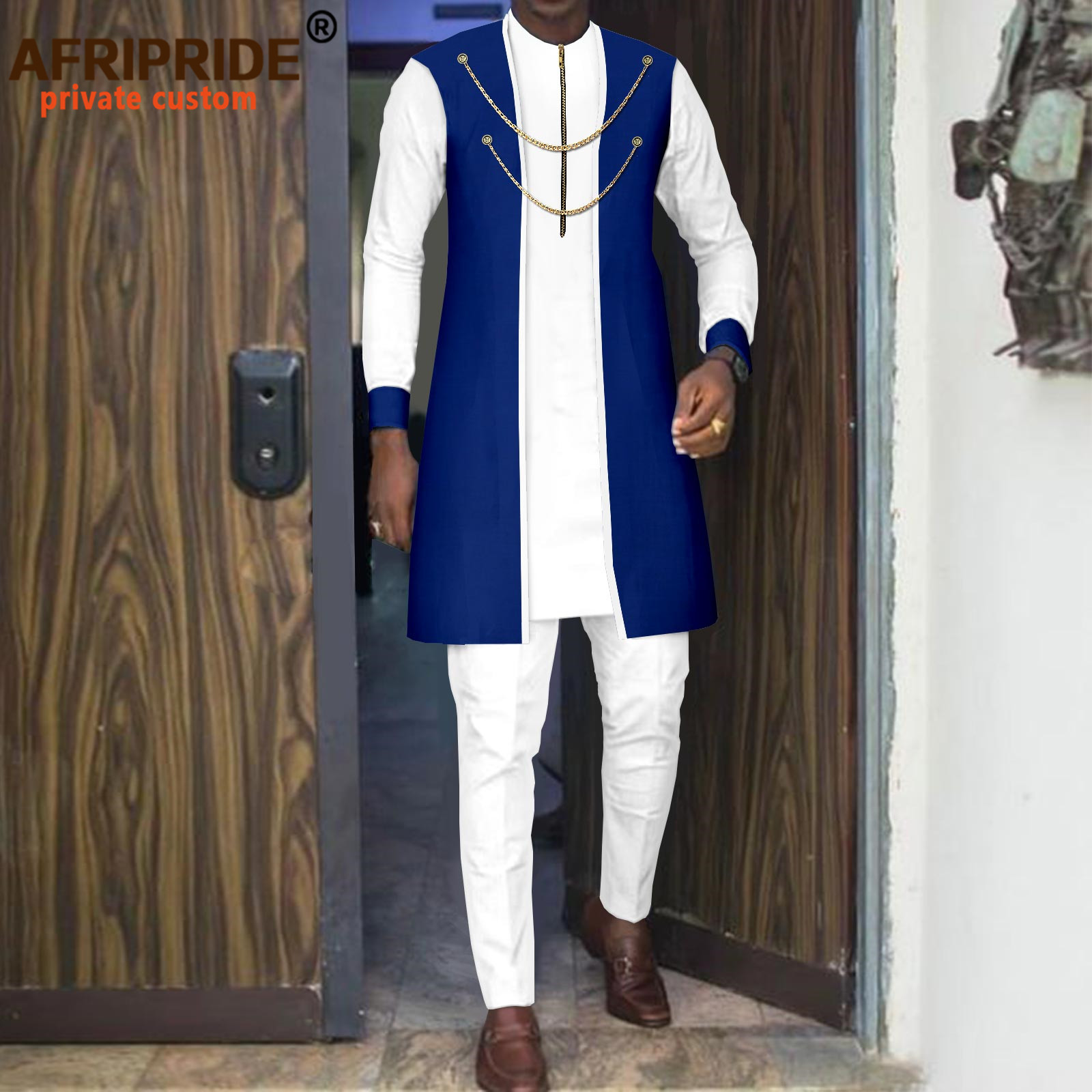Bazin Riche African Clothing f - огляд і ціна Dashiki Shirt Men