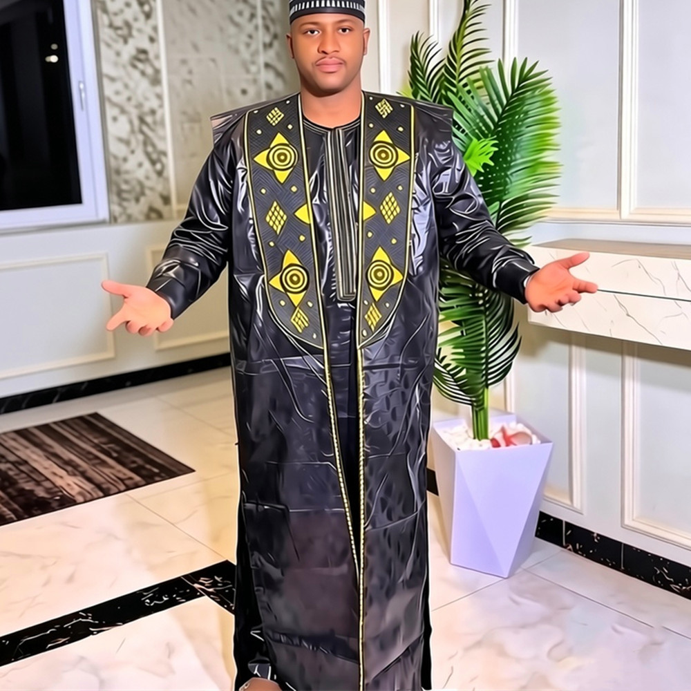 3 PCS Set African Clothes for  - огляд і ціна Dashiki Shirt Men