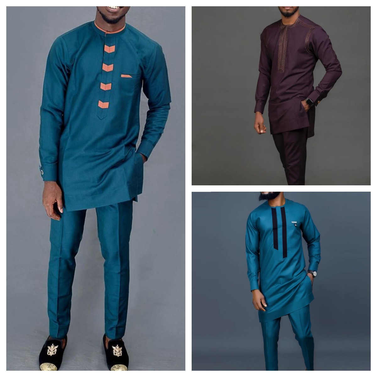 New 2Pc Luxury African Traditi - огляд і ціна Dashiki Shirt Men